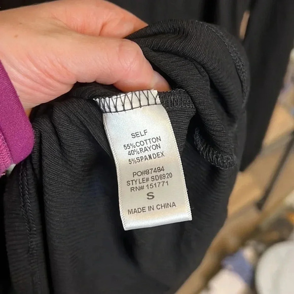 Nwt Le Lis Black Long Sleeve Dress Size Small - Picture 5 of 5